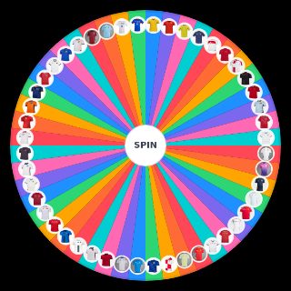Random Euro 2024 Jerseys Wheel