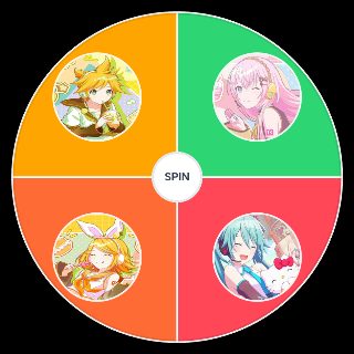 Random Project Sekai Character Wheel