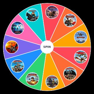 All How To Train Your Dragon Movies TV Shows & Specials Wheel