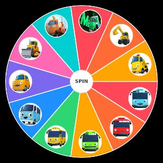 Random Tayo character Wheel