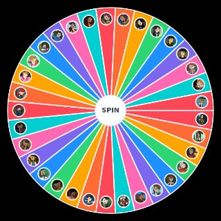 Random Disventure Camp S2 Characters Wheel