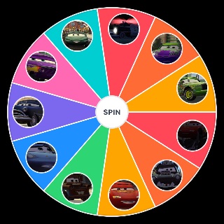 Spin the Wheel: Cars: The Video Game Characters