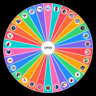 Random 2023 2024 dos times da NBA The Playoffs Wheel