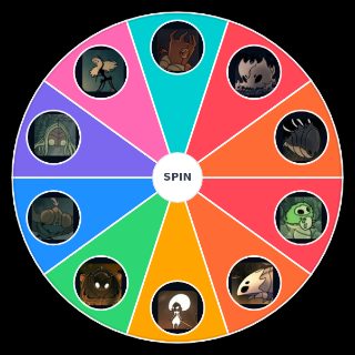 Random Silksong act 1 bosses Wheel