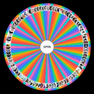 Masks Characters Wheel