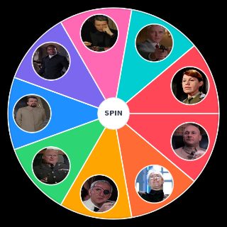 Random James Bond Villains Wheel