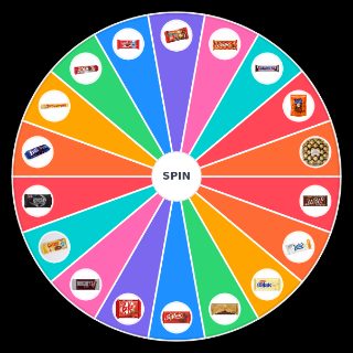 Random Chocolates que tem no Brasil Wheel