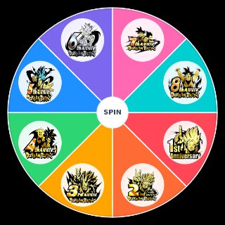 Random Dokkan Anniversary Wheel