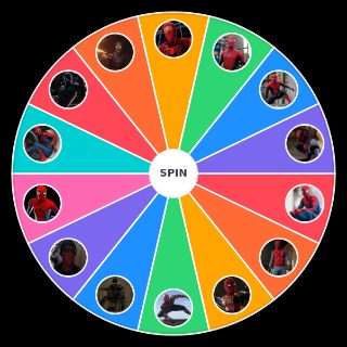 Spin the Wheel: TRAJES DO HOMEM ARANHA