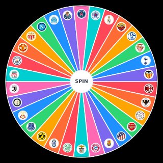 Random Top 30 European Football Clubs Picker