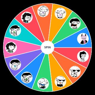 Homestuck Kids (Homestuck, HS2, Hiveswap) Wheel