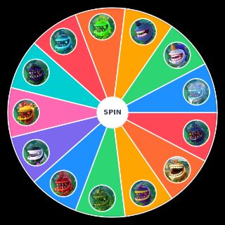 Random PvZ:GW2 all Chompers (+ chester) Wheel