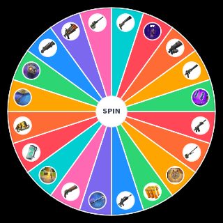 Random Fortnite Chapter 6 Season 2 Weapons and Items Wheel