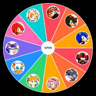 Spin the Wheel: Sonic Chronicles Playable Characters
