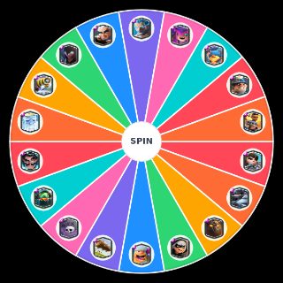 Random Clash Royal Legendary’s Wheel