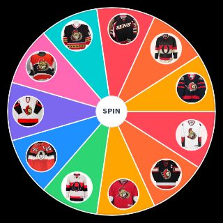 Pick a Random Ottawa Senators Jerseys