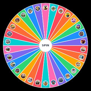 Random All Sony Animated Films with Spider Verse 2 Wheel
