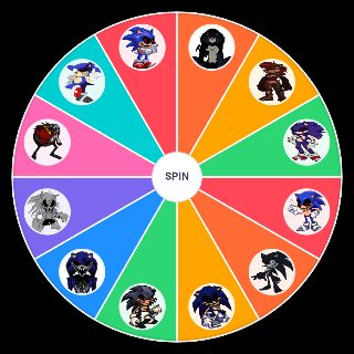 Spin the Wheel: Sonic.exe Official Canons