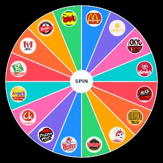 Random Filipino Fast Food Wheel