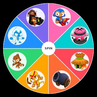 Spin the Wheel: Bloons Tower Defence 3 Tower
