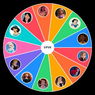 Princess Hogwarts Houses Wheel