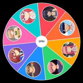 Random Gotoubun no Hanayome Characters Wheel