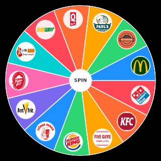 Random Fastfood belgium Picker