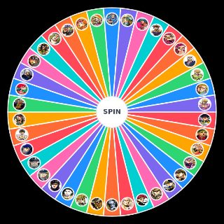Random JoJo Main Characters Wheel