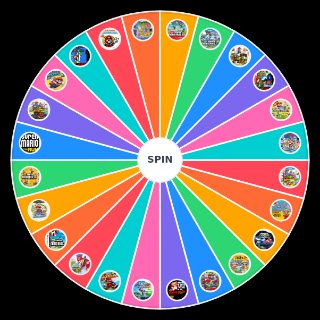 Random Mainline Super Mario Bros. Games Wheel