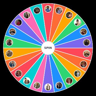 Random yalan dünyanın karakterleri Wheel