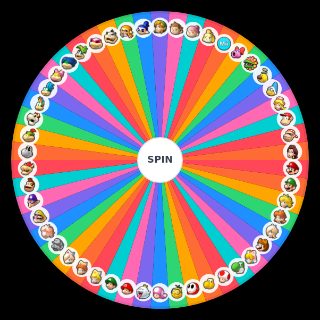 MK8DX Characters Wheel