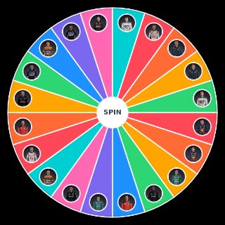 Random 2023 Formula 1 Drivers Wheel