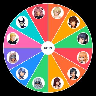 Spin the Wheel: Kingdom Hearts Waifus