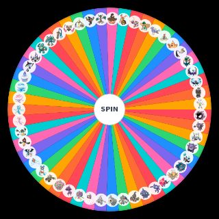 All Gen of Ghost Pokemon Wheel