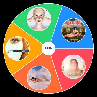 Spin the Wheel: Katy Perry Albums