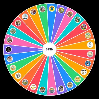 Random Nickelodeon Animated Shows Wheel