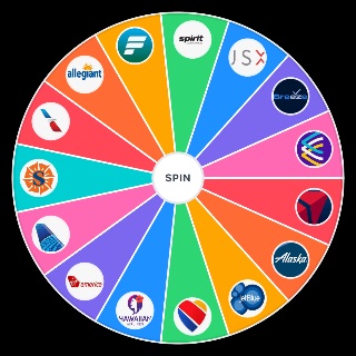 Random Major US Airlines Wheel