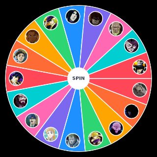 Spin the Wheel: JoJo's Bizarre Adventure Character (Part 1)