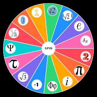 Choose a Random Math Constants