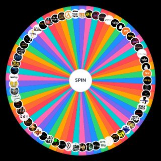 Random Sci fi Franchises Wheel
