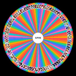 Brawl Stars All Brawlers (APRIL 2025) Wheel