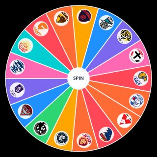 Random All AFL Teams Wheel