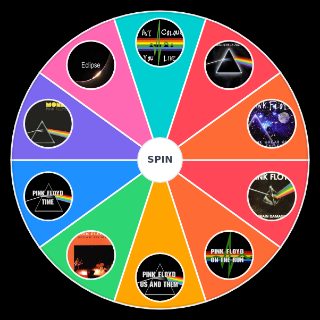Choose a Random Dark Side Of The Moon Songs