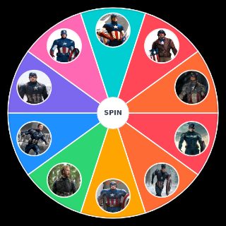 Spin the Wheel: Captain America Appearance