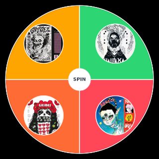 Random Grimes Albums Wheel