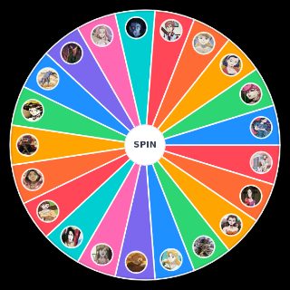Jojo's Bizarre Adventure Waifus (Anime only) Wheel