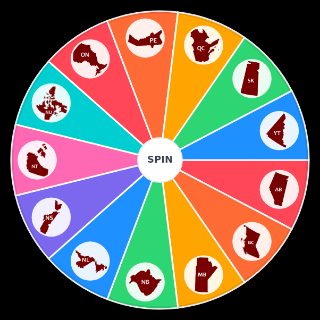 Pick a Random Canadian Shapes (Provinces and Territories)