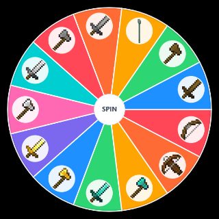 Minecraft Weapons Wheel