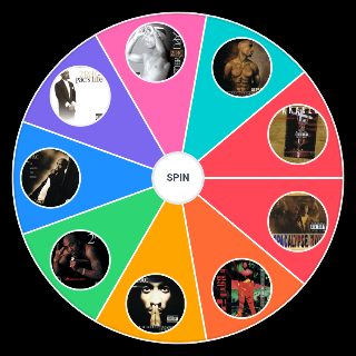 Random 2Pac Album overview Picker