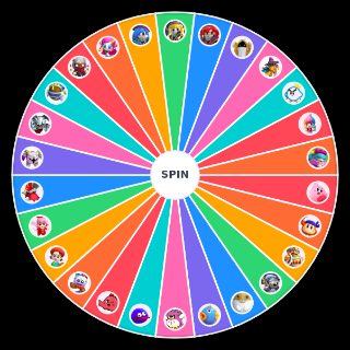 Random Kirby Characters Wheel
